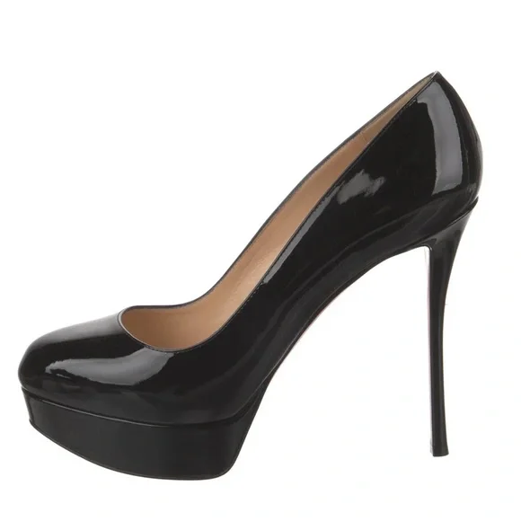 - ♥️♥️ Christian Louboutin DIRDITTA 130 black Patent Leather high heels ♥️♥️39